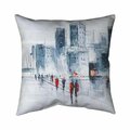 Begin Home Decor 20 x 20 in. Walk in the City-Double Sided Print Indoor Pillow 5541-2020-ST50